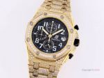 Best Replica Audemars Piguet Royal Oak Gold Watch - Audemars Piguet Full Diamond Watch